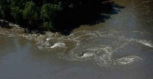 river vortex street