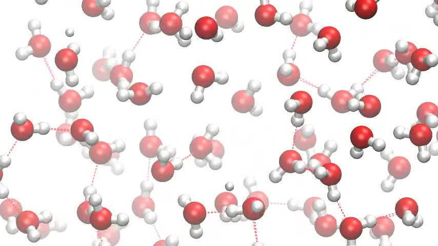 Water as liquid animation